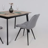 Стул Алвест AV 405 (поворотный (темно-серый бархат H-15/черный)