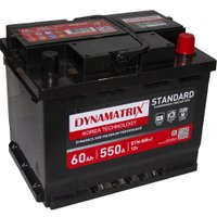 Автомобильный аккумулятор Dynamatrix Standard R+ 550A (60 А·ч)