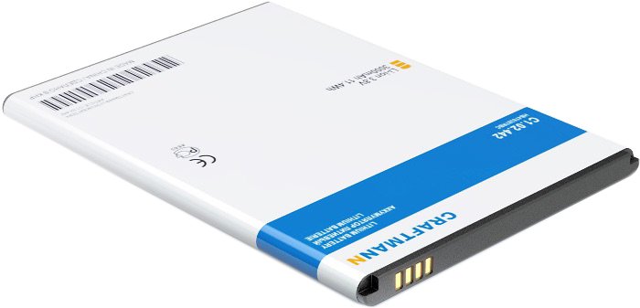 

Аккумулятор для телефона Craftmann C1.02.442 (совместим с Huawei HB476387RBC)
