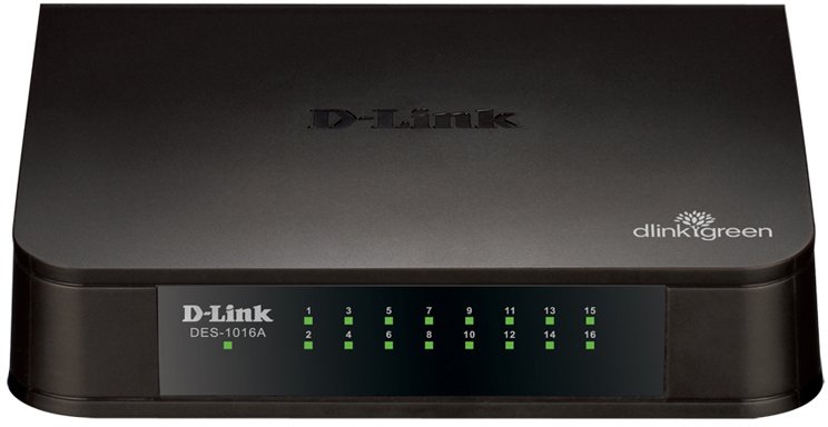 

Неуправляемый коммутатор D-Link DES-1016A/E1B
