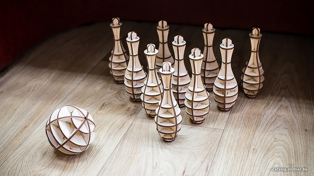 3Д-пазл Eco-Wood-Art Мини боулинг