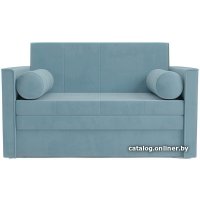 Диван Мебель-АРС Санта №2 (велюр голубой Luna 089)