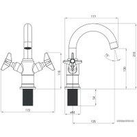 Смеситель Deante Temisto BQT 021D