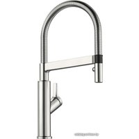 Смеситель Blanco Solenta-S Senso (рычаг справа, нержавеющая сталь)