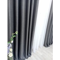 Штора Модный текстиль 03L1 112MT391019 (260x150, темно-серый)