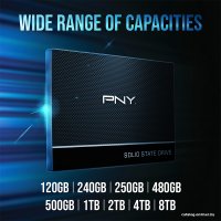 SSD PNY CS900 1TB SSD7CS900-1TB-RB в Могилеве