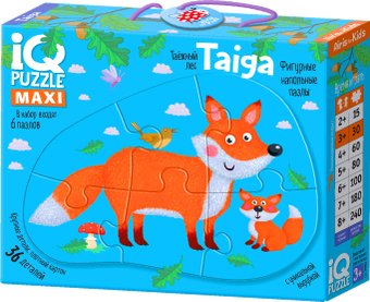 Развивающая игра Айрис-Пресс IQ напольный. Тайга 3+ 9785811284139