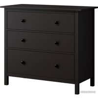 Комод Лузалес Кымор 3 ящика (черный)