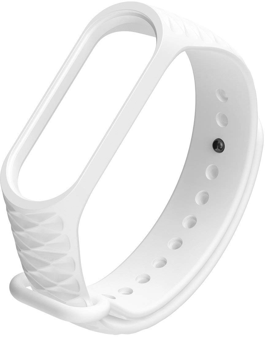 

Ремешок Xiaomi ребристый для Mi Band 3 (белый)