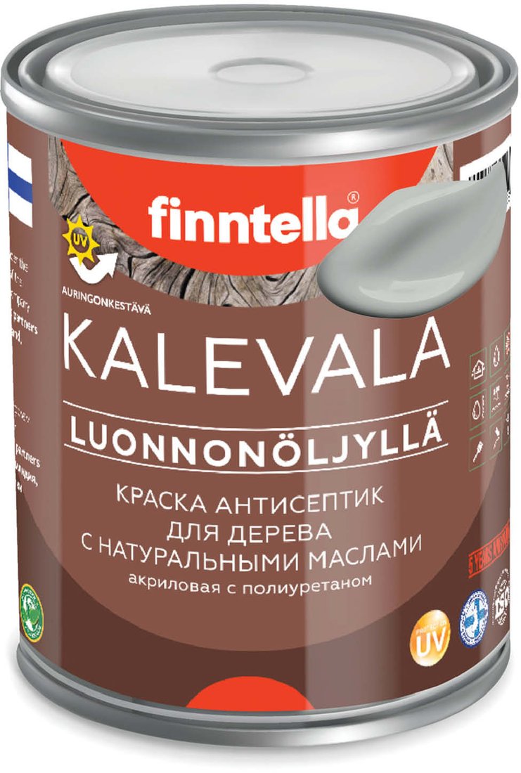 

Краска Finntella Kalevala Joki F-13-1-1-FL060 0.9 л (серый)
