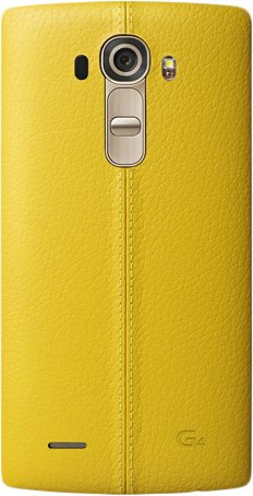 

Чехол для телефона LG Genuine Leather Back для LG G4 (желтый)