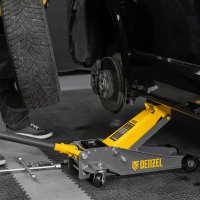 Подкатной домкрат Denzel 51260 3т