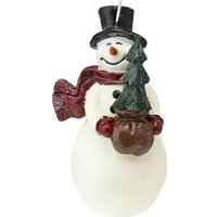 Фигурная свеча Tkano New Year Essential Festive snowman TK24-NY_CND0009 (белый/красный)