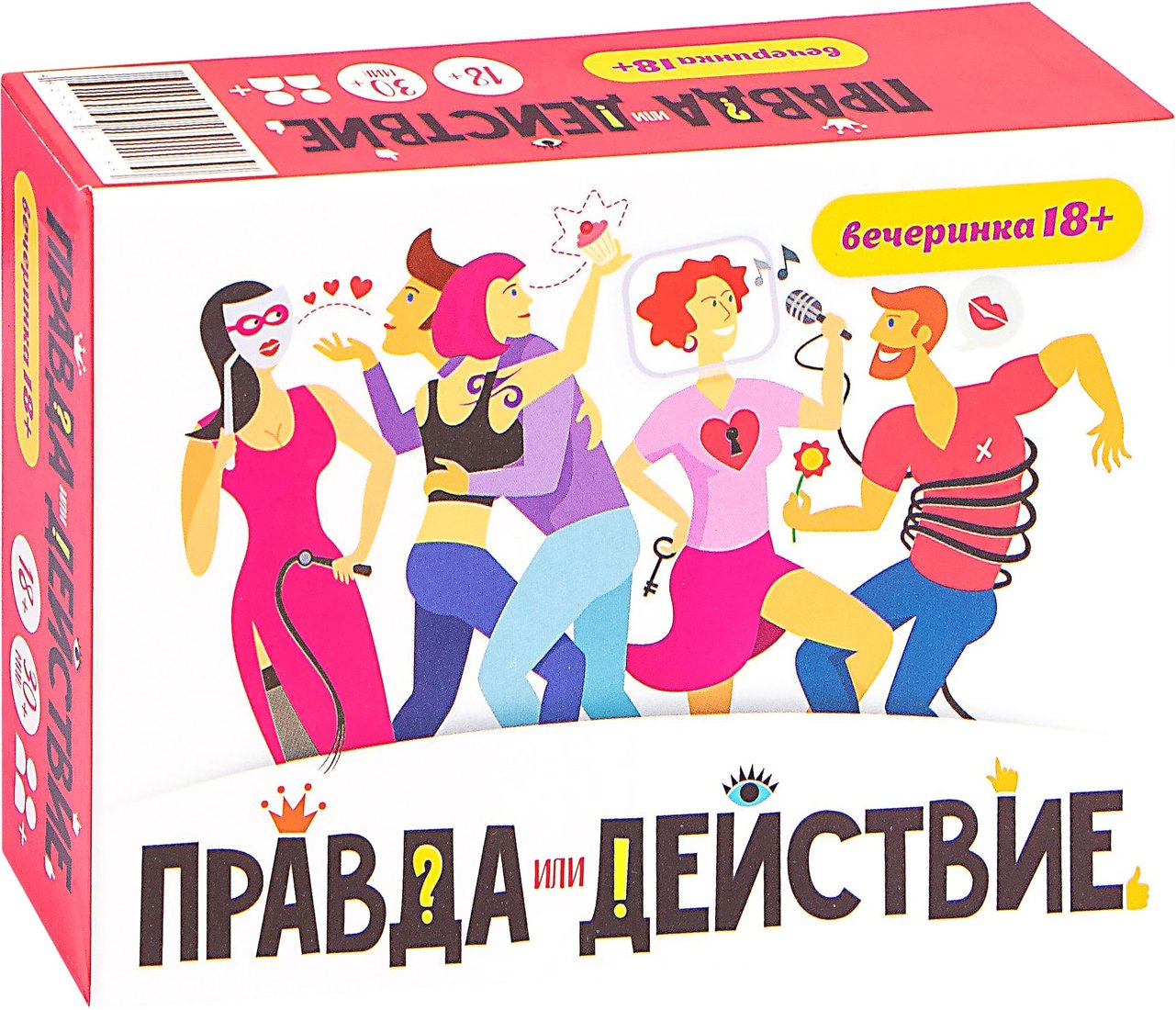 

Настольная игра Мир Хобби Правда или действие! Вечеринка 18+