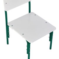 Детский стул Фея Мой малыш 0002744.26 (белый/зеленый)