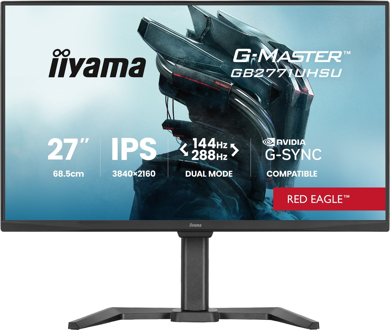 

Игровой монитор iiyama G-Master Red Eagle GB2771UHSU-B1
