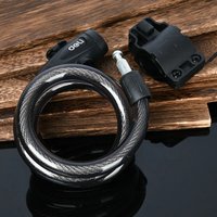 Тросовый велосипедный замок Deli DL508062