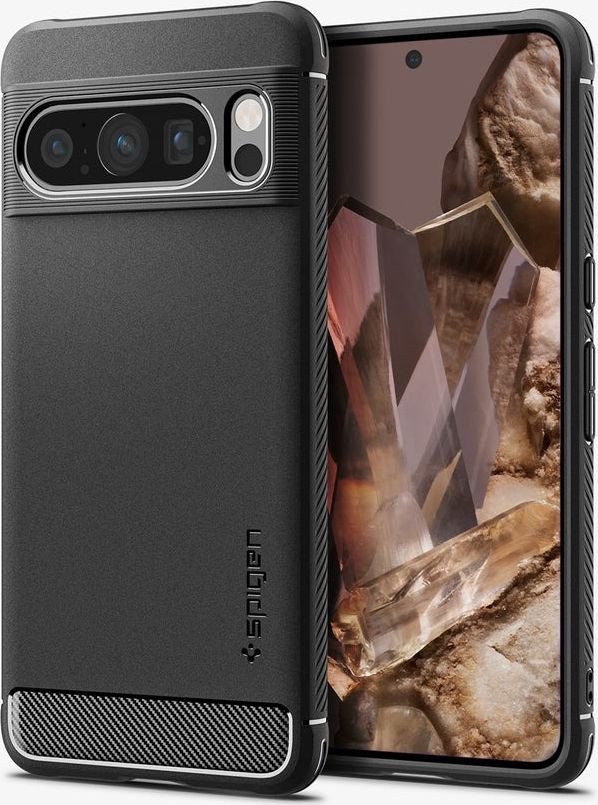 

Чехол для телефона Spigen Rugged Armor для Google Pixel 8 Pro ACS06314 (черный)