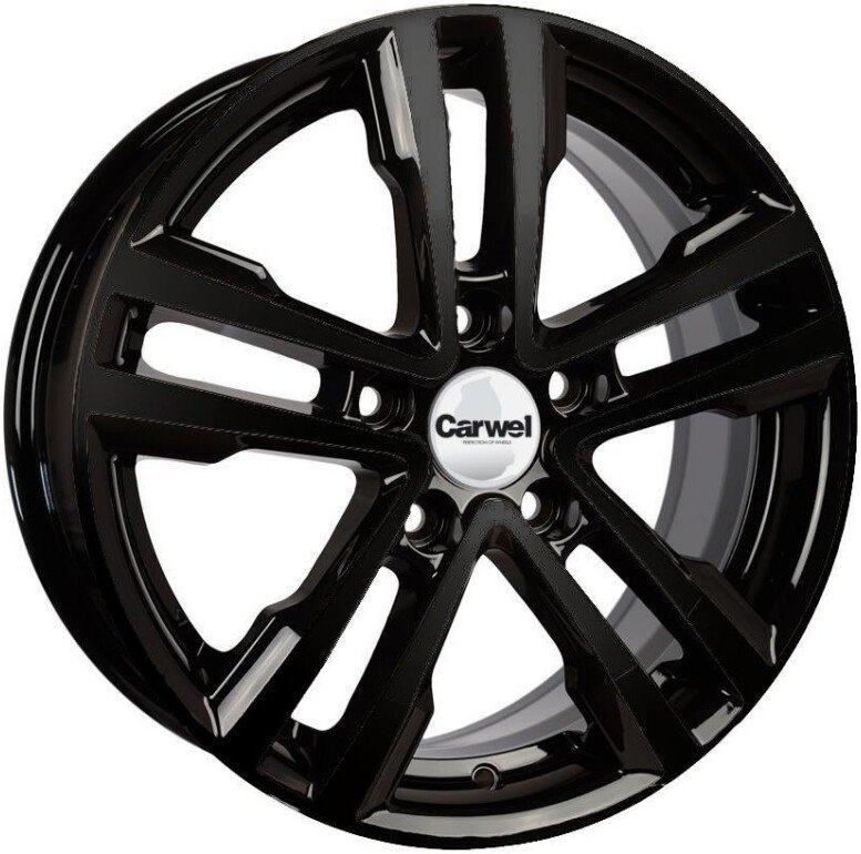 

Литые диски Carwel Аллаки 197 16x6.5" 5x108мм DIA 65.1мм ET 40мм BK