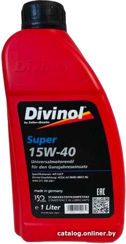 Моторное масло Divinol Super 15W-40 1л