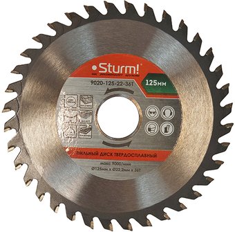 Пильный диск Sturm 9020-125-22-36T