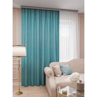 Штора Legrand Канвас 150x280 58 086 309 (бирюзовый)