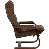 Кресло-качалка Leset Оливер (орех текстура/V 23)