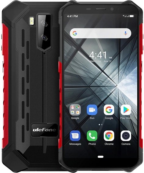 

Смартфон Ulefone Armor X3 (черный/красный)