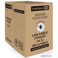 Кабель ExeGate UTP4-C5e-CU-S25-IN-PVC-GY-305 UTP