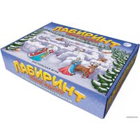 Детская настольная игра Нескучные игры Лабиринт Новогодний. В поисках потерянных подарков 8587