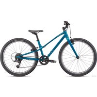 Велосипед Specialized Jett 24 Multispeed 2022 (Gloss teal tint/Flake silver)