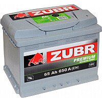 Автомобильный аккумулятор Zubr Premium New R+ (65 А·ч)