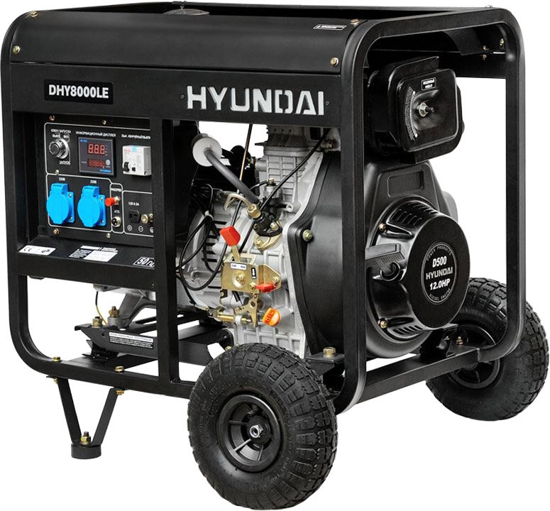

Дизельный генератор Hyundai DHY 8000LE