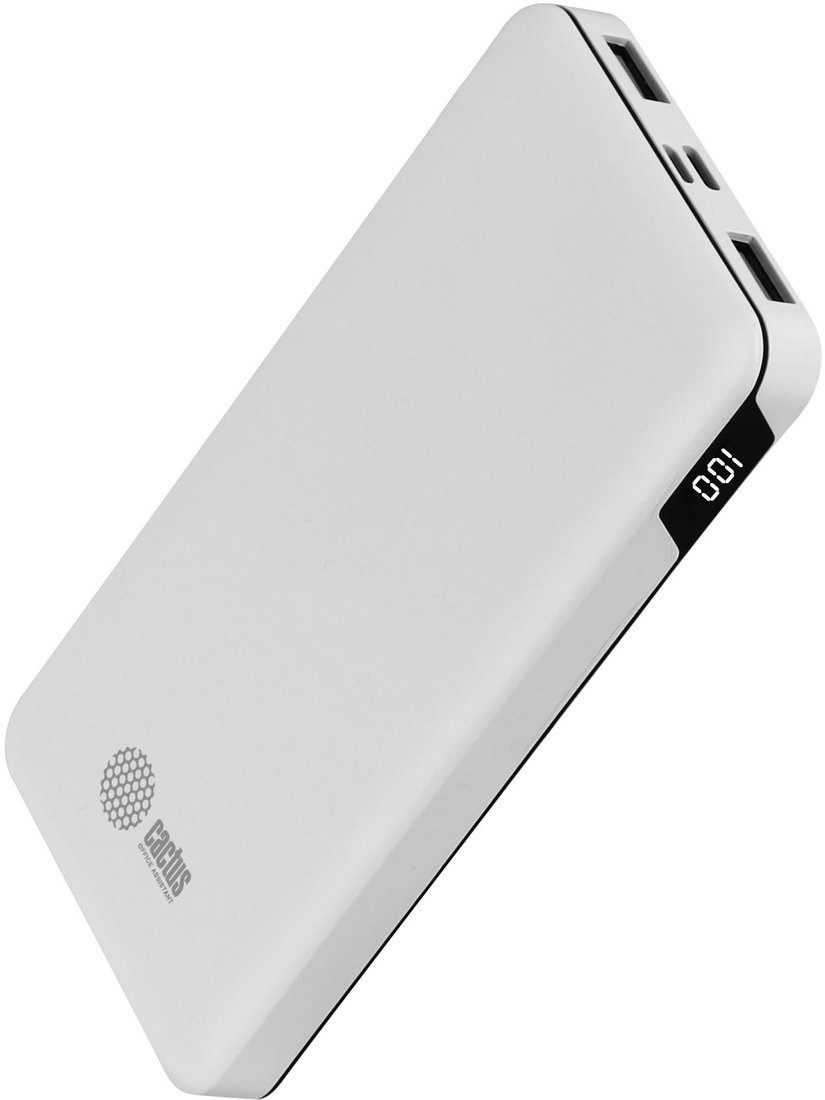 

Внешний аккумулятор CACTUS CS-PBFSKT-10000 (белый)