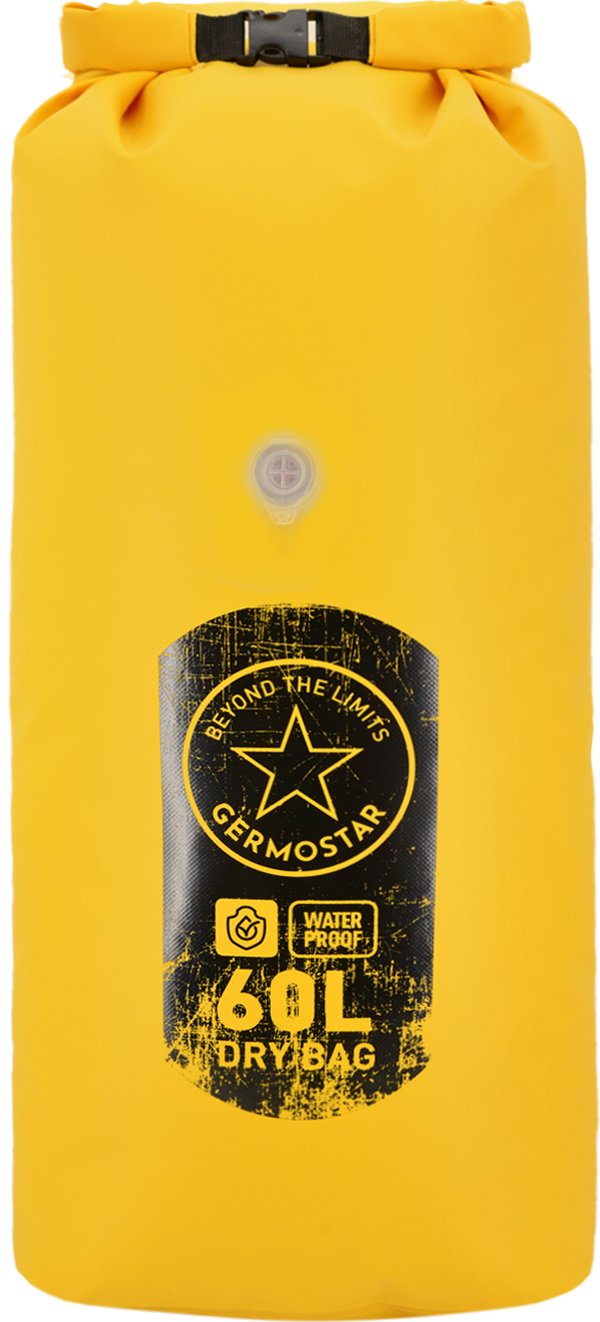 

Герморюкзак Germostar Dry Bag 60 л с клапаном (желтый)