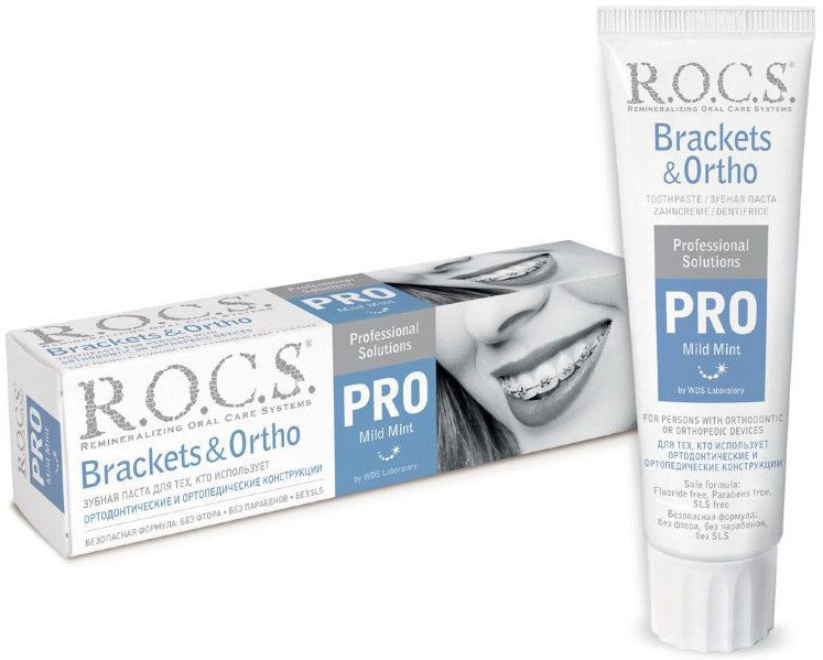 

Зубная паста R.O.C.S PRO Brackets & Ortho 74 г