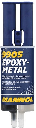 

Mannol Двухкомпонентный клей для металла Epoxy-Metal 30г 9905