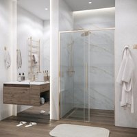 Душевая дверь Grossman Galaxy 100x195 100.K33.01.100.32.00 (золото сатин/стекло прозрачное)