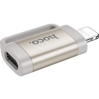 Адаптер Hoco UA31B USB Type-C - Lightning (белый)