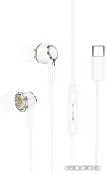 Наушники Borofone BM90 USB Type-C (белый)