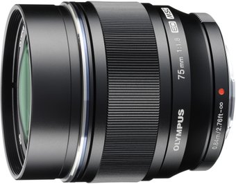 Olympus M.Zuiko Digital ED 75mm 1:1.8 (черный)