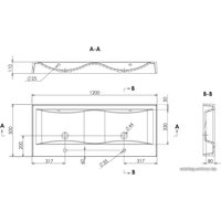 Умывальник Aquaform Lily 120 120x50 [0448-050000]