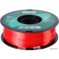 Пластик eSUN eSilk PLA 1.75 мм 1000 г (красный)