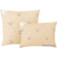 Спальная подушка Столица Текстиля Стеганая Верблюжья шерсть Премиум на молнии (50х70 см)