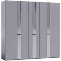 Шкаф распашной Кастанье Дезире-5 5-ти створчатый (серый)