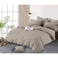 Семейный комплект постельного белья Реноме Семейный Оливковая коллекция Бархатно-бежевый 15-1309 (поплин однотонный)