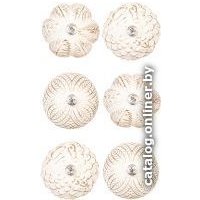 Елочная игрушка Elan Gallery Винтажные узоры 970087 (шампань с эффектом старины)