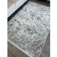 Ковер для жилой комнаты Radjab Carpet Бутик BT 328 Прямоугольник 11549RK (2x2.9, Cream/Brown)