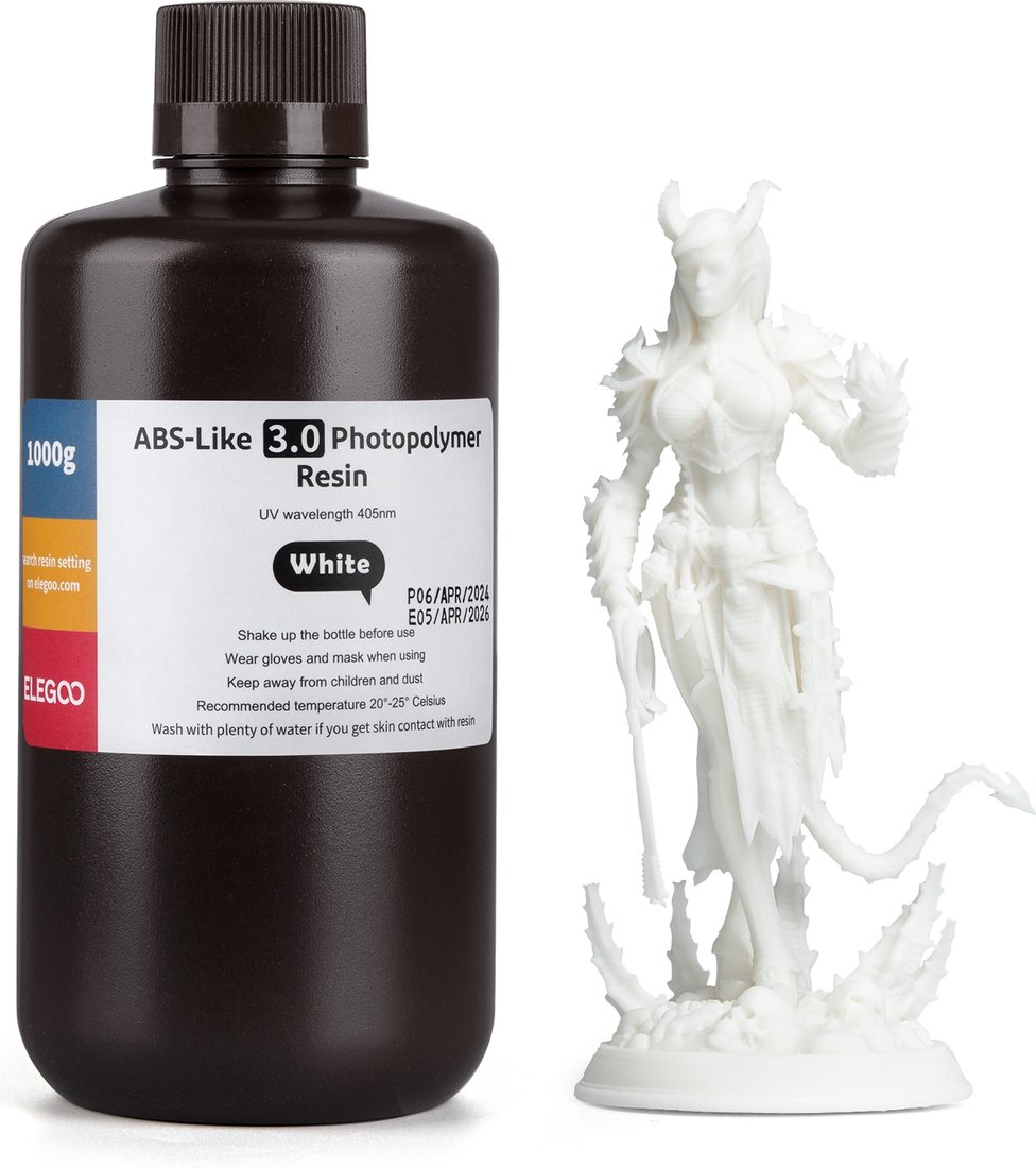 

Фотополимер Elegoo ABSlike V3.0 1кг (белый)