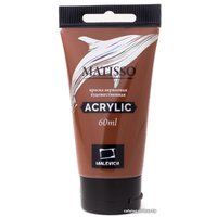 Акриловая краска Малевичъ Matisso 617082 (60 мл, сиена жженая)